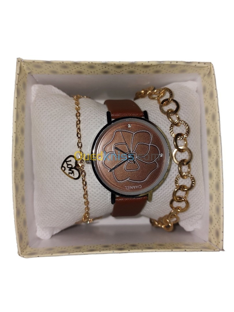 Montres femmes avec 2 bracelet 