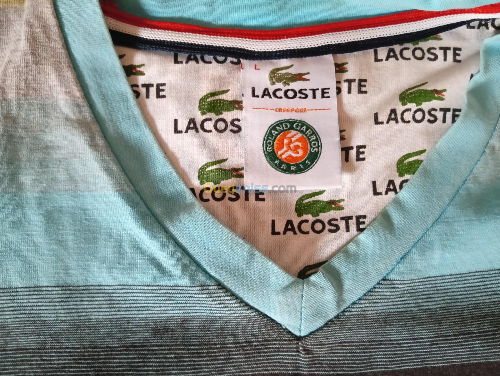 T shirt Lacoste Rolland Garros 