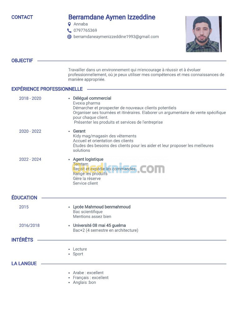 Agent commercial/agent administratif 