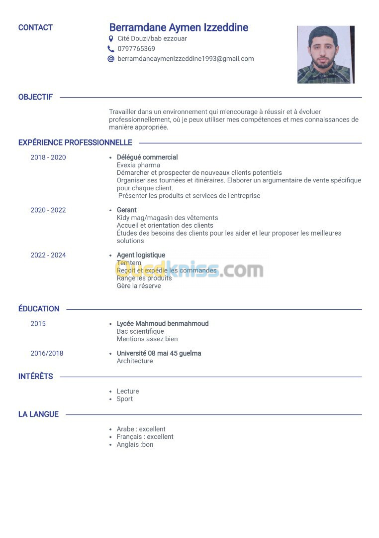 Agent commercial/agent administratif 