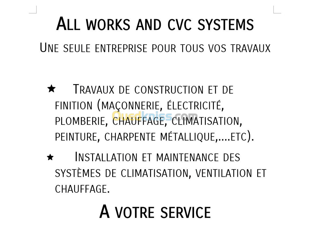 Installation/maintenance en climatisation 