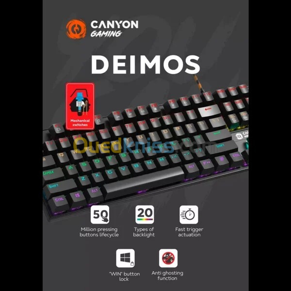 CANYON Gaming Keyboard Deimos GK-4