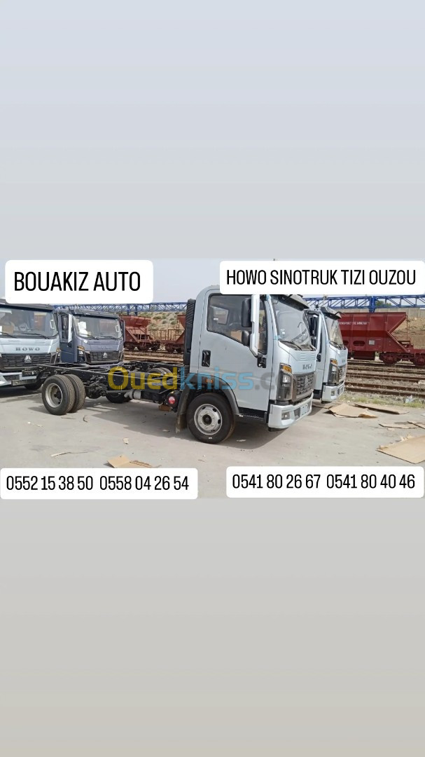 HOWO SINOTRUK 08 T CHÂSSIS NU 2024