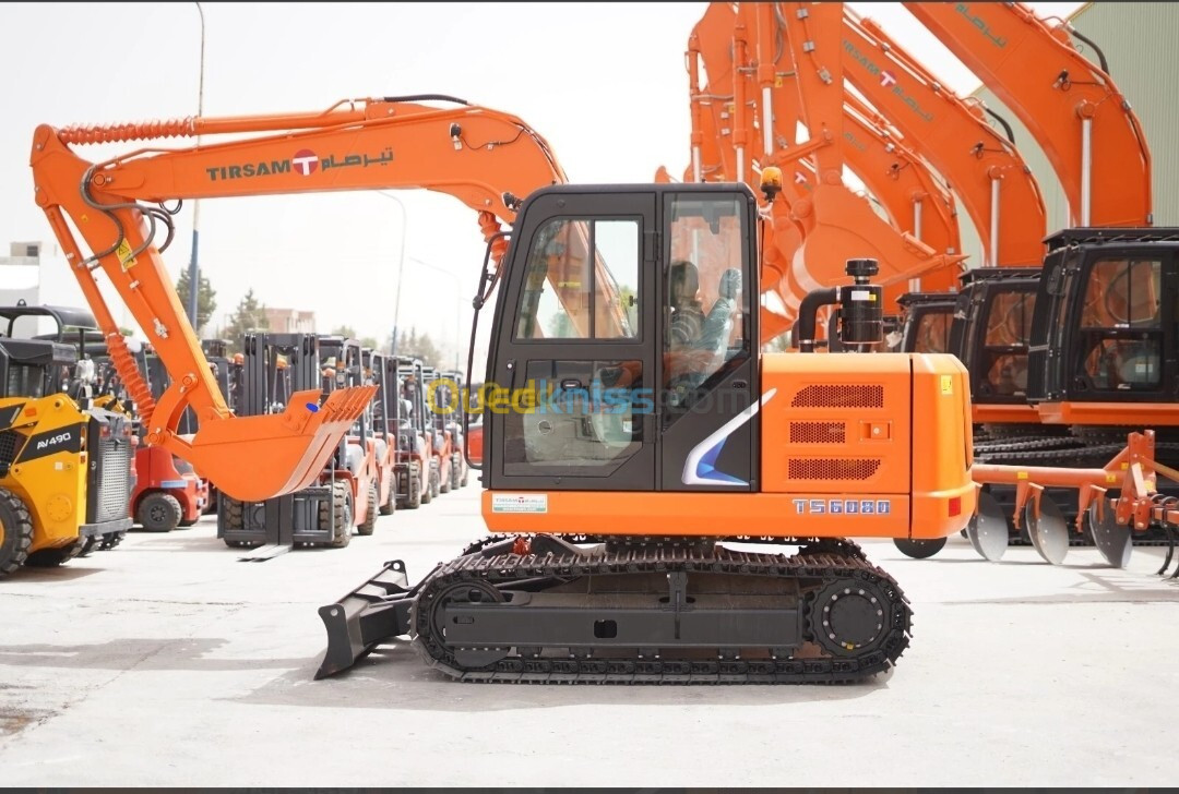 Tirsam Mini-pelle TS-6080 8 Tonnes - ميني بال تيرصام TS-6080 2024