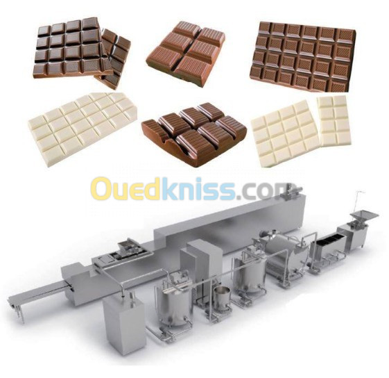  ligne de production de chocolat, bonbon, biscuits