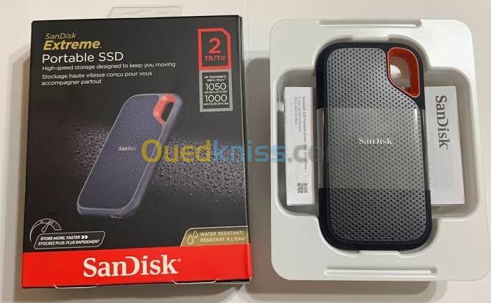 SSD SANDISK 2 TIRA 1050 Mo/S NEUF SOUS EMBALLAGE LIVRAISON DISPONIBLE 