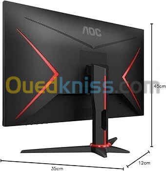 AOC GAMING MONITOR 27G2SP 27 POUCES G-SYNC 165 Hz IPS 1 MS REFRESH RATE HDMI VGA DP 