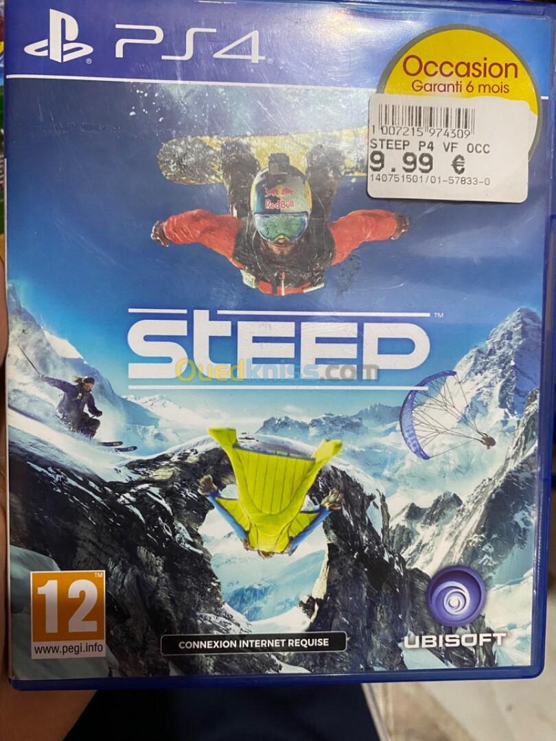 DVD PS4 STEEP AVEC BOITE TRÈS BIN ETAT LIVRAISON DISPONIBLE 58 WILAYAS