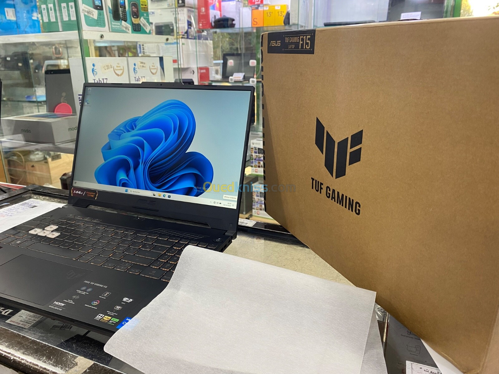 ASUS TUF GAMING LAPTOP F15 RTX 3050 16 GO RAM 512 GO SSD i5 12 GEBERATION NEUF LIVRAISON DISPONIBLE