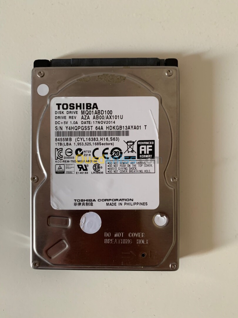 Toshiba HDD 1Tb 