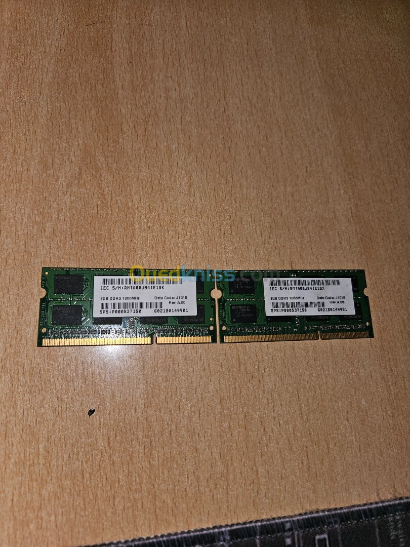 Ram Ddr3 2Go * 2 