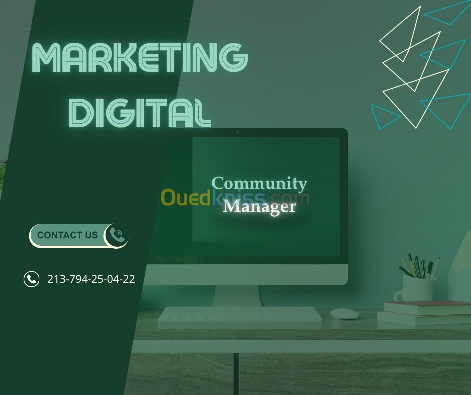 Social Media Manager (community manager) مسيرة مواقع التواصل الاجتماعي