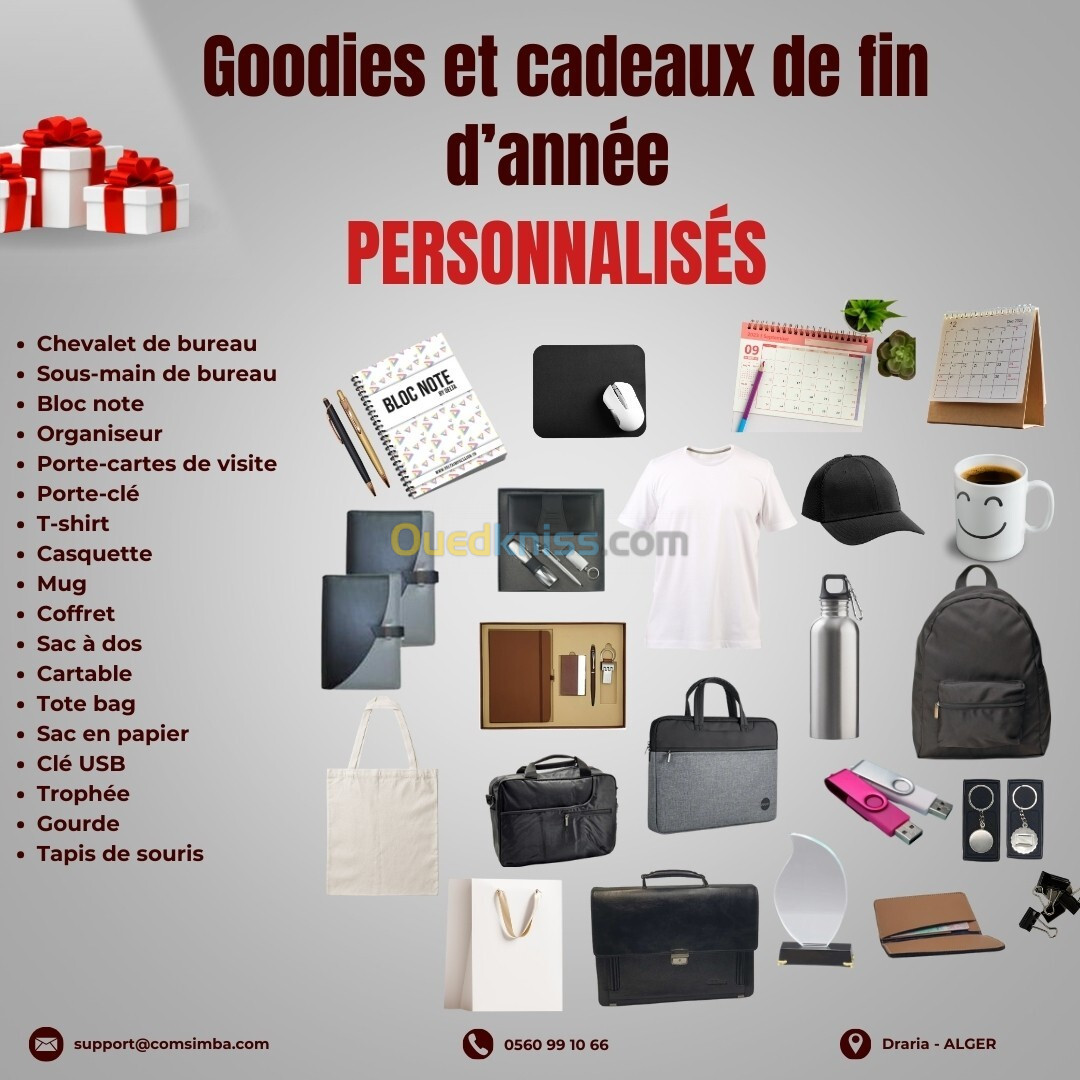 cadeaux de fin d'année personnalisés 