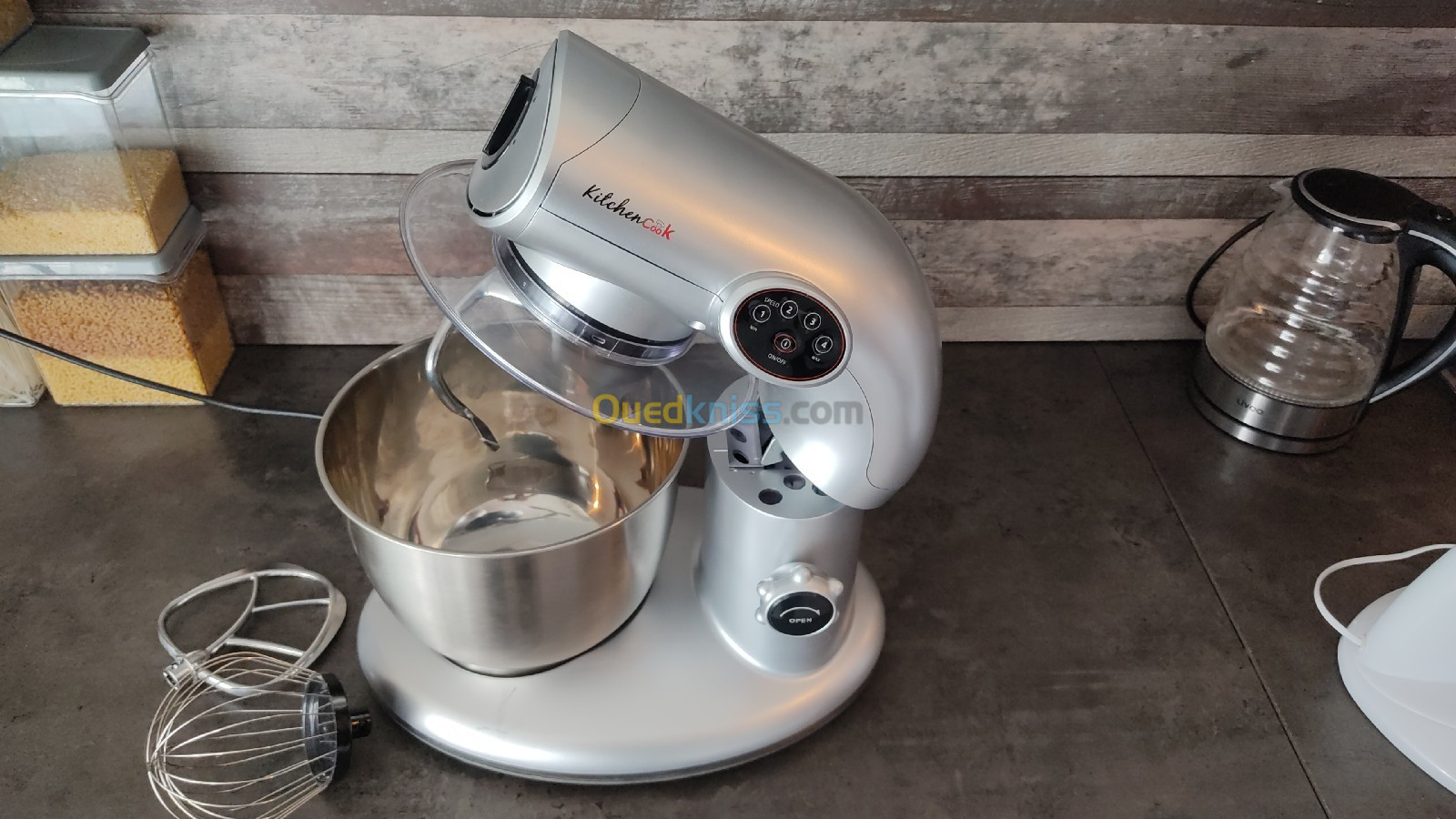 ROBOT PÉTRIN 1000W AK80 5L KITCHENCOOK - SILVER