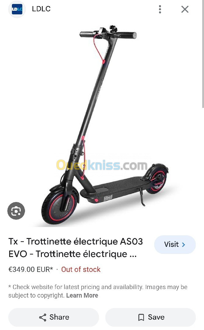 Trottinette Électrique Tx Mobility Evo I Sous Emballage I PROMOTION!