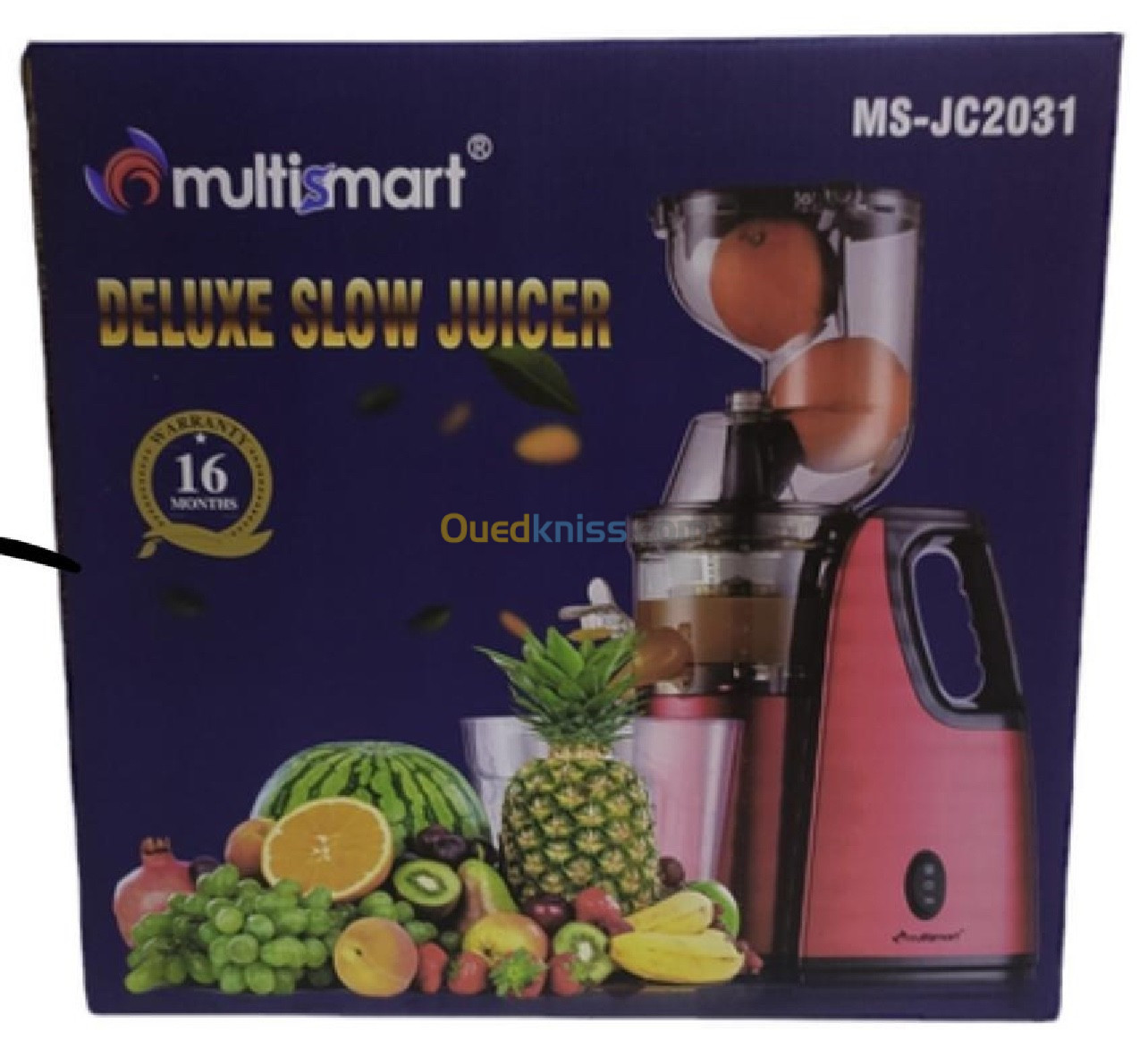 آلة استخراج العصير الطبيعي بتقنية العصر  Extracteur de jus pour Fruits & Légumes MS-JC2031