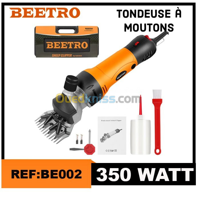 Tondeuse Électrique Professionnelle Pour Moutons 350W BEETRO | BE002. آلة حلاقة الكباش و الحيوانات