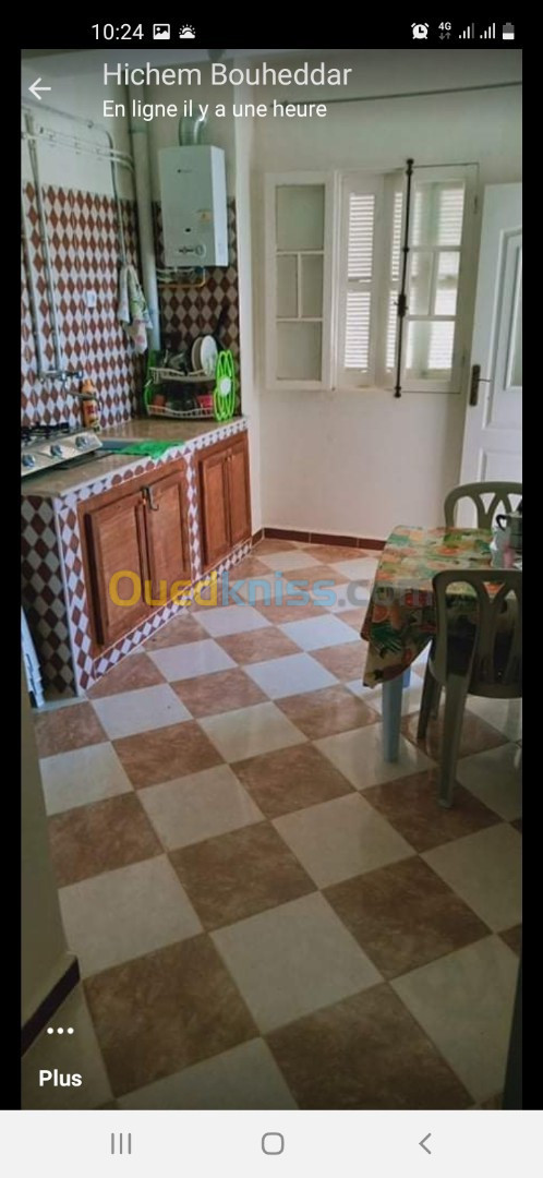 Location vacances Appartement F3 Chlef Beni haoua