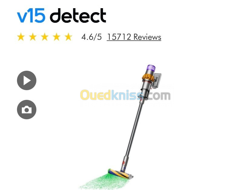 Aspirateur Dyson V15 detect absolute 