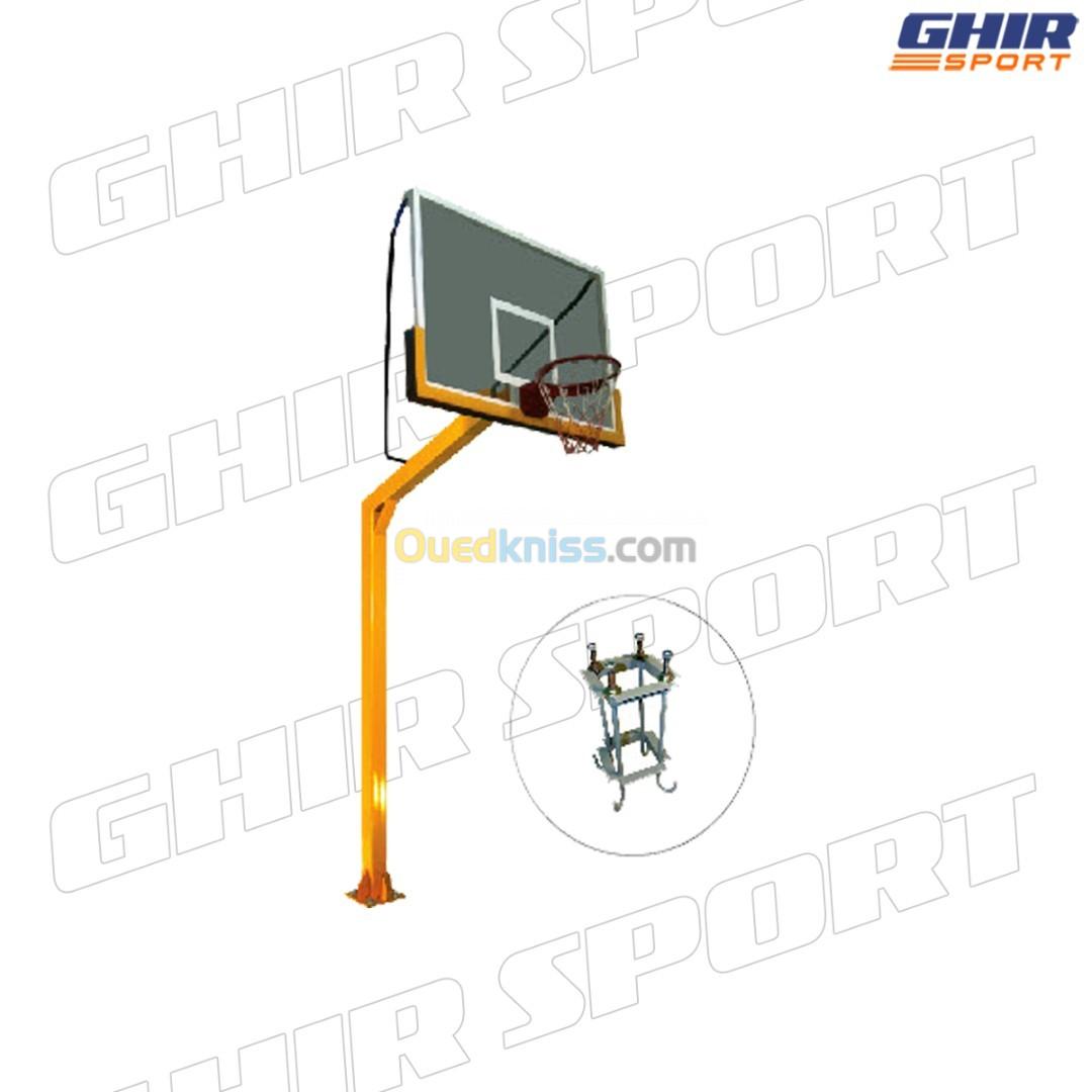 POTEAU DE BASKET BALL EXTERIEUR FIXE