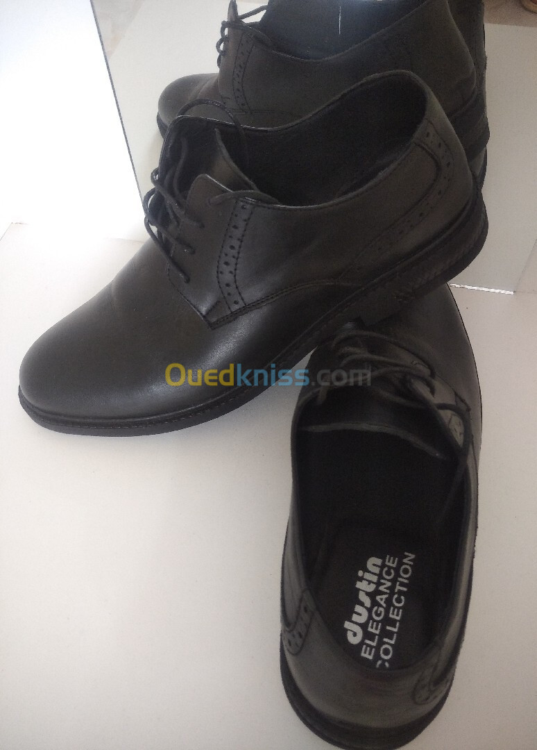 Chaussures classique pour homme noir  حذاء للرجال 