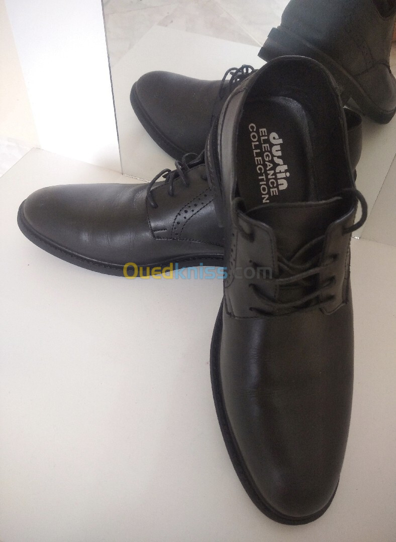 Chaussures classique noir pour homme   حذاء كلاسيك لرجال