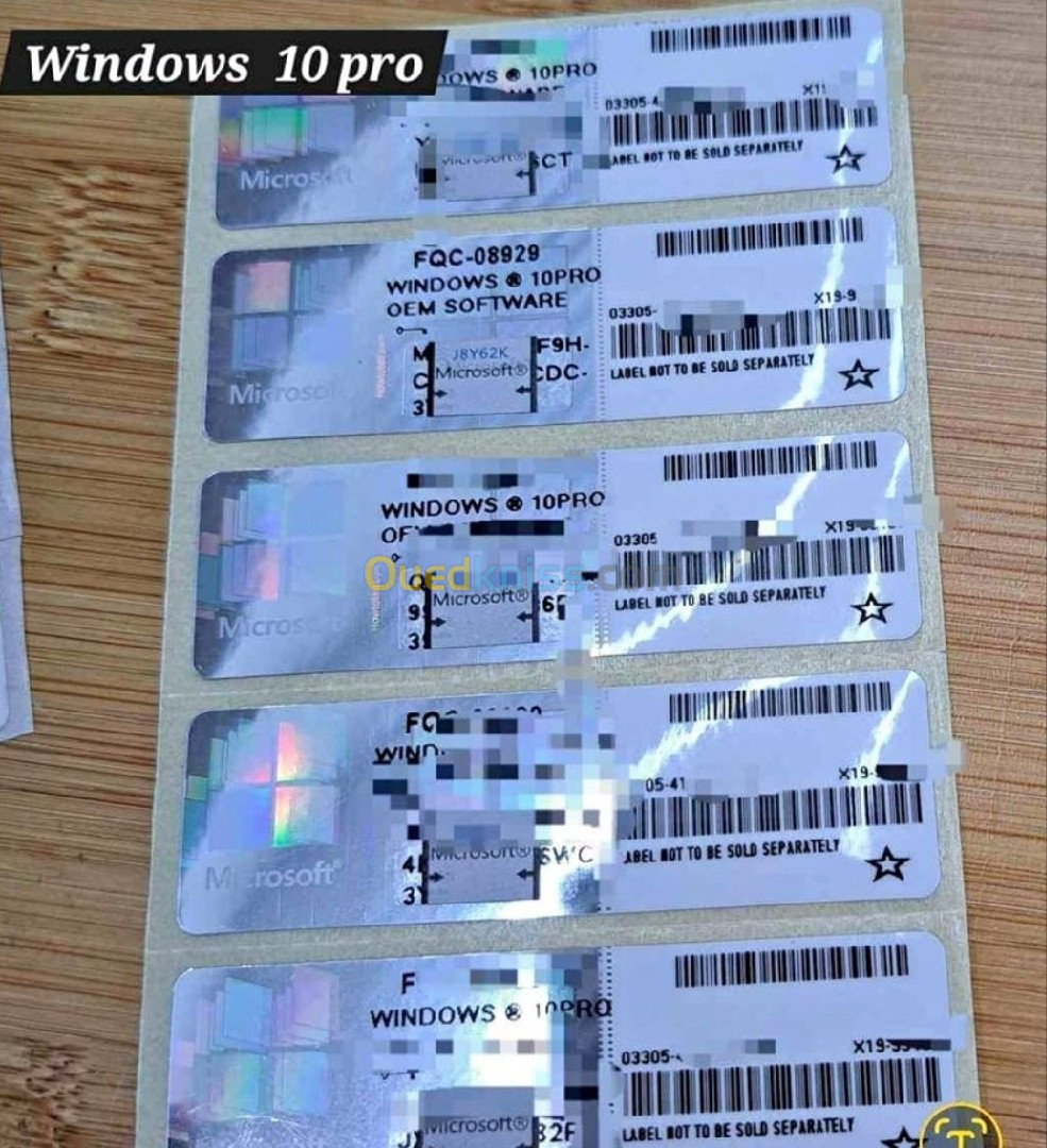 Clé Windows 10 et 11 Profesionnel sticker