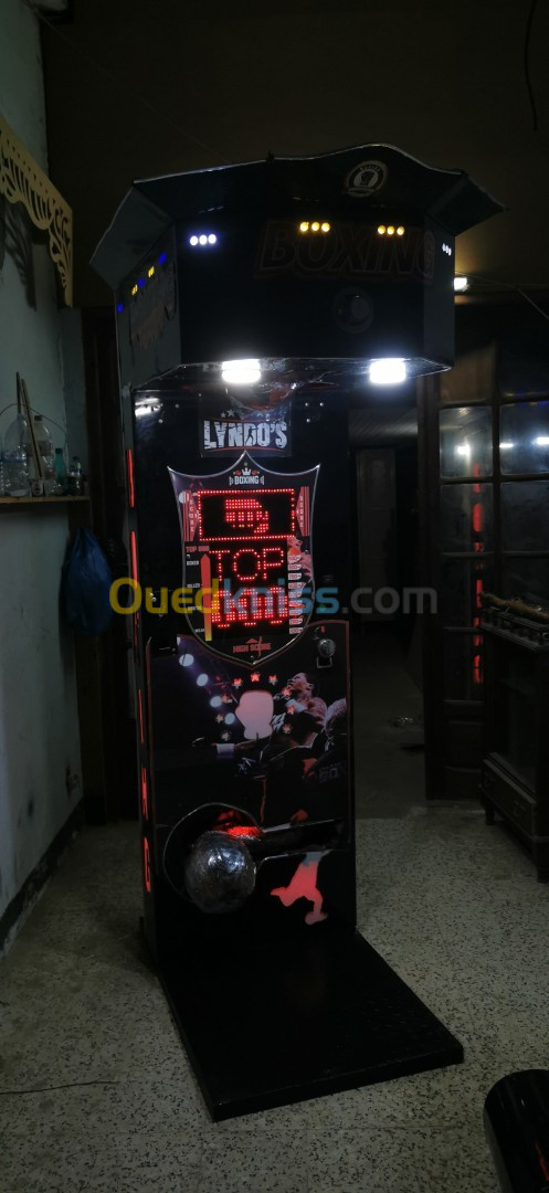 Machine de boxe arcade , boxing machine , punchingball , لعبة قياس قوة اللكمة ،لعبة اللكمة 