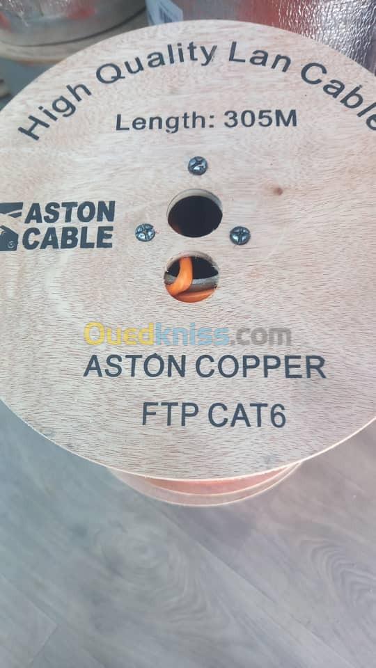 ***CABLE RESEAUX 305M ASTON CAT6 FTP**