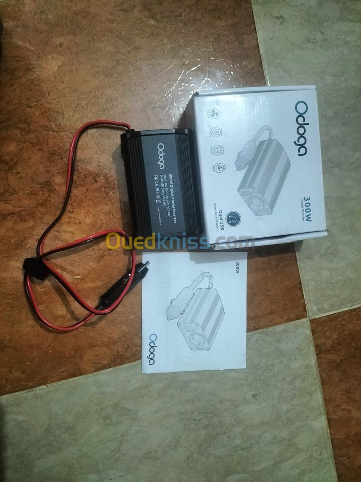 Odoga Convertisseur Transformateur Chargeur pour Voiture 300W 12V 220V-240V