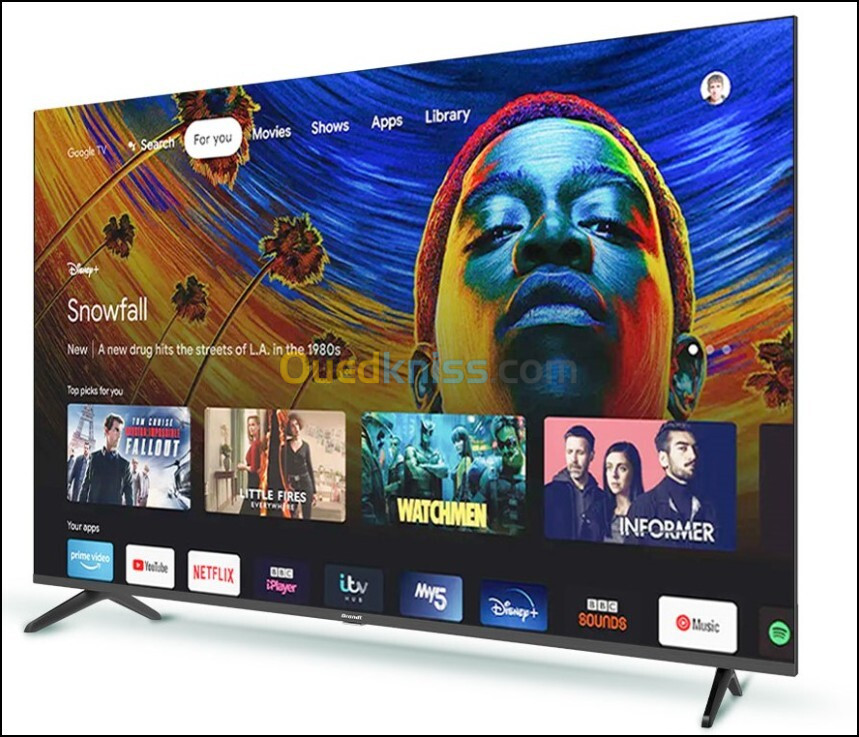 google tv  brandt 50" 4K