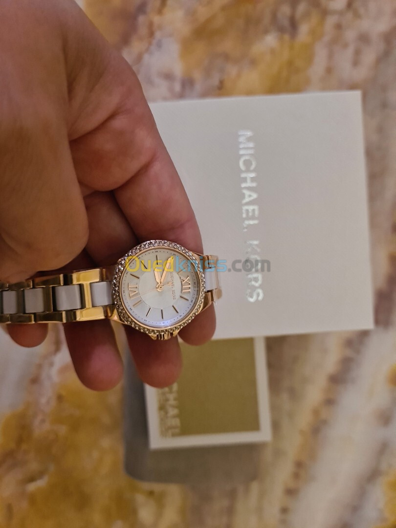 montre de luxe femme Michael Kors Original plaquée en Or