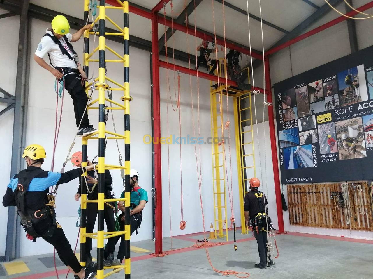 Formation Alpiniste - cordiste - travaux en hauteur sur corde - rope access