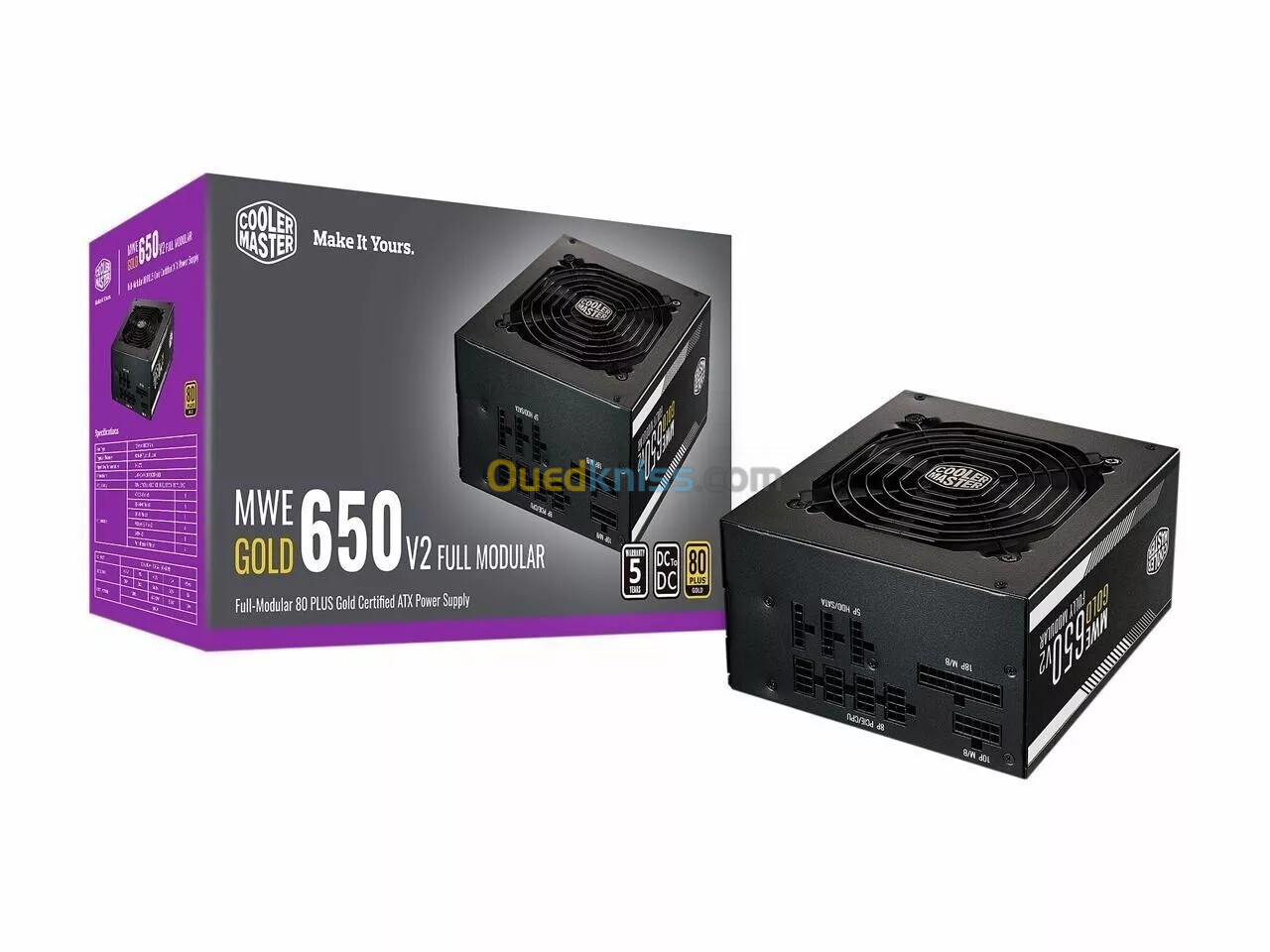  Cooler Master 650 Watt Fully Modular 80 Plus Gold ATX 