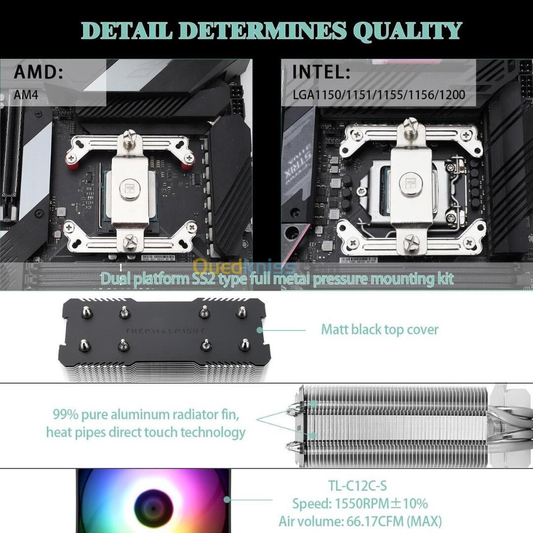 Thermalright AssassinX120 SE ARGB CPU Air Cooler