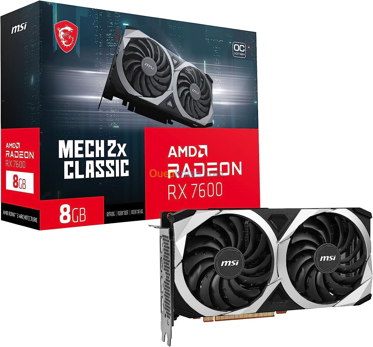 MSI Gaming Radeon RX 7600 8GB GDDR6