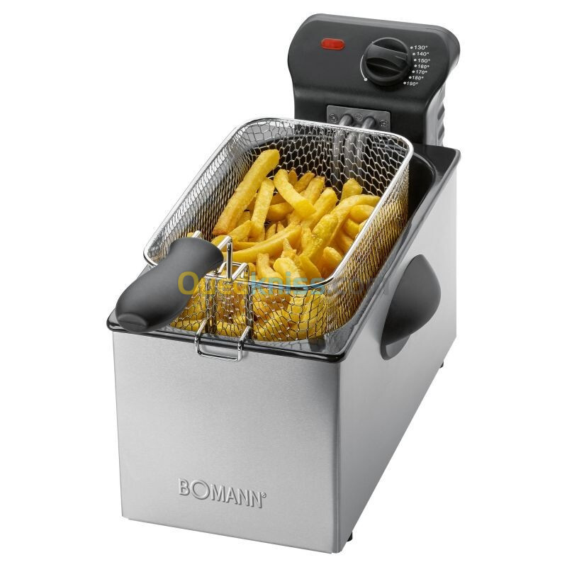 Friteuse Compacte En Inox 3Litres 2000Watts Bomann 