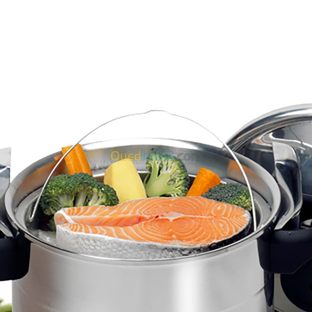  SILAMPOS Cocotte De Cuisson Avec Capacité De 10L Et 12L En INOX