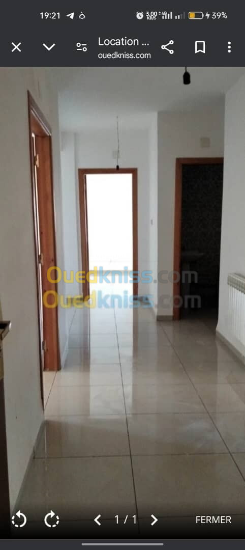 Location Appartement F3 Blida Blida