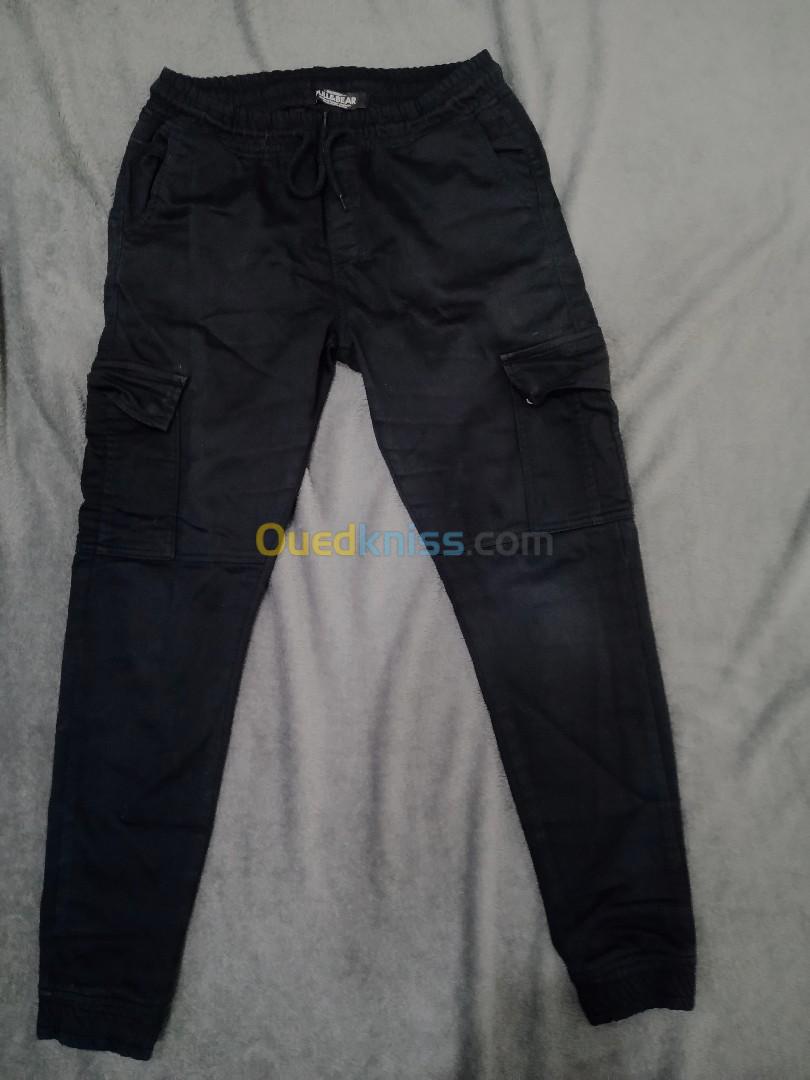 pantalon cargo noir taille 14-15-16ans