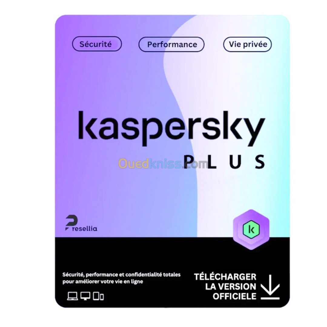 ANTIVIRUS KASPERSKY PLUS 2023 1AN 3PC