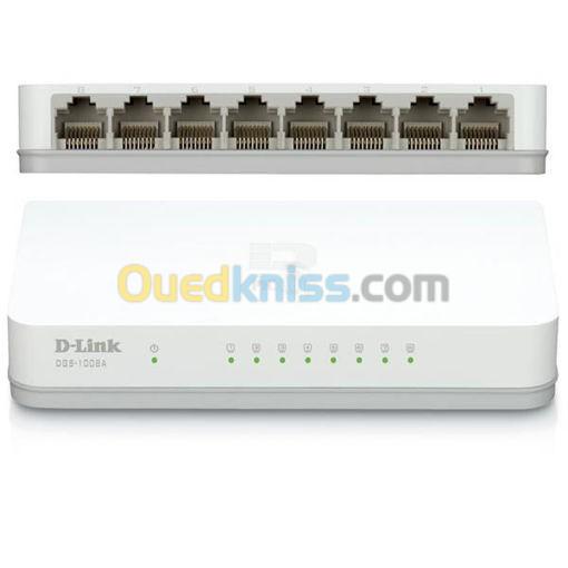 SWITCH D-LINK  8 PORTS 10/100MBPS DES-1008A