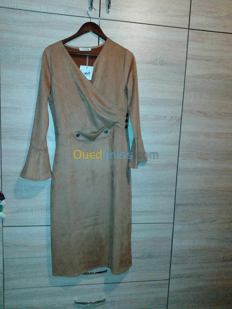 Robe en daim