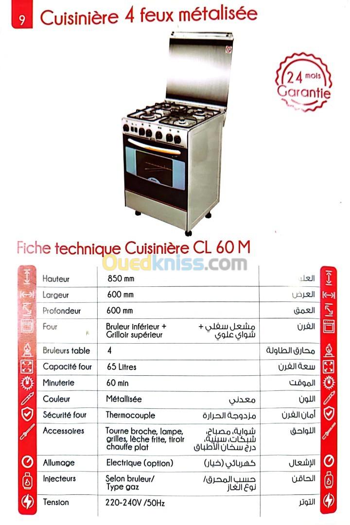 Cuisiniére CL 60 M