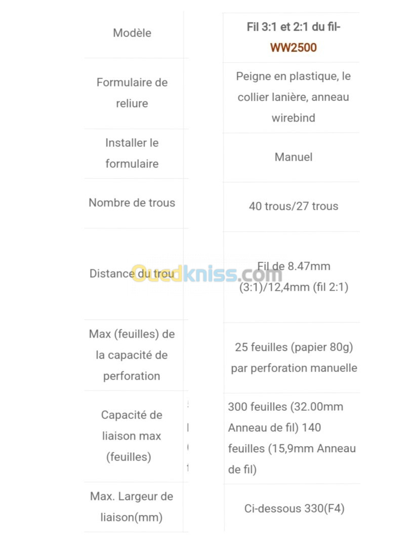 Relieuse métallique 2en1 A4 3:1et 2:1