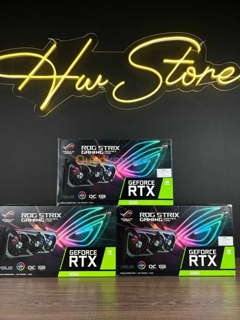 ASUS ROG STRIX RTX 3080 10GO OC - USED LIKE NEW -