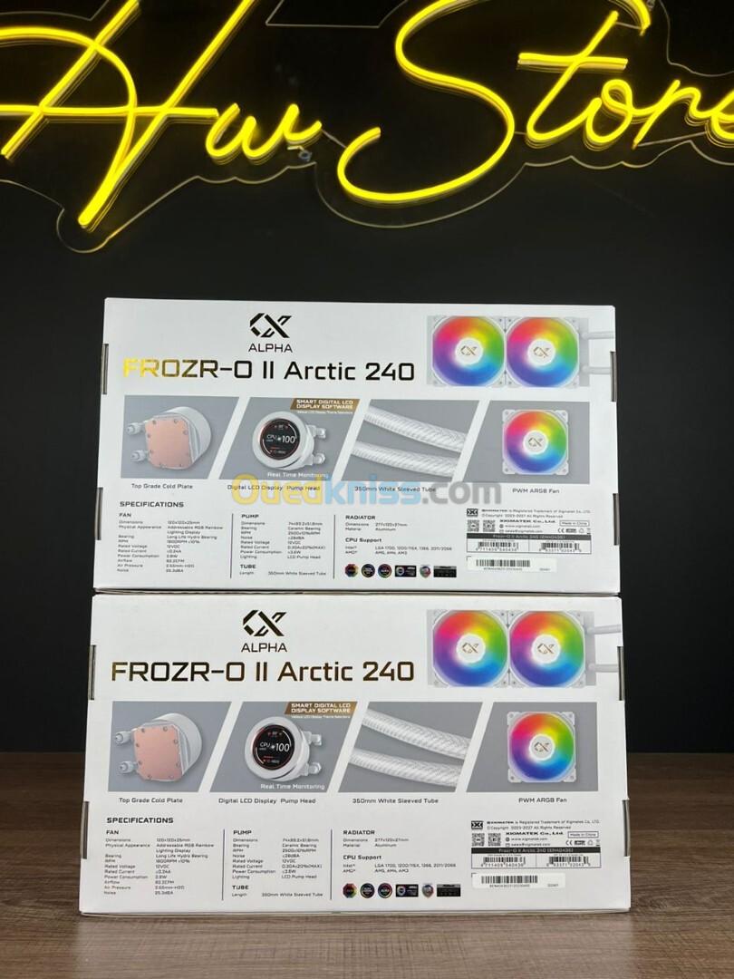 XIGMATEK FROZR O II 240 LCD SCREEN WHITE