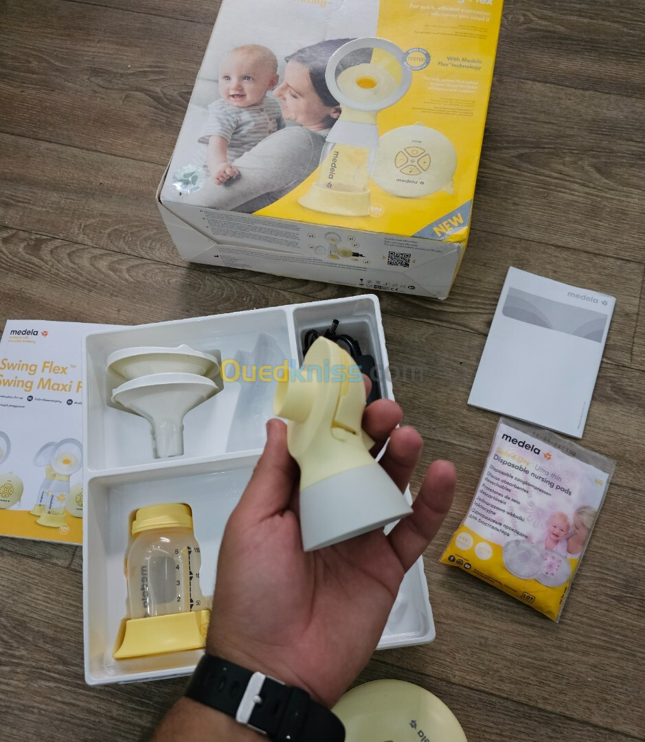 Tire lait Medela Swing Flex avec 02 teterelles 21mm et 24pp