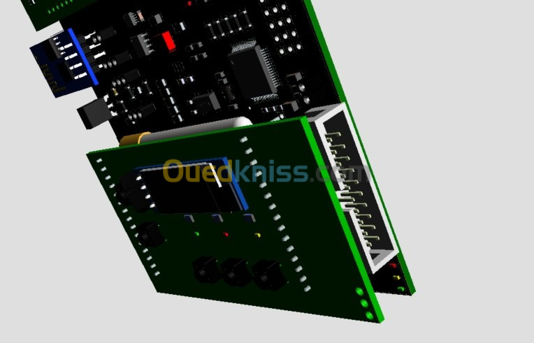 Conception de systèmes électroniques, design PCB, modélisation 3D, prototype, POC