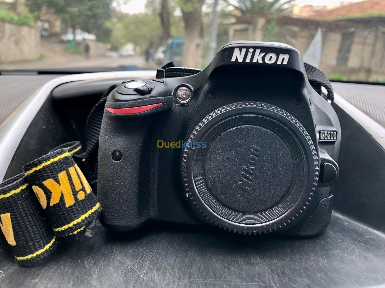 NIKON D5200 12K CLICK sans objectif ما فيهاش اوبجكتيف برك